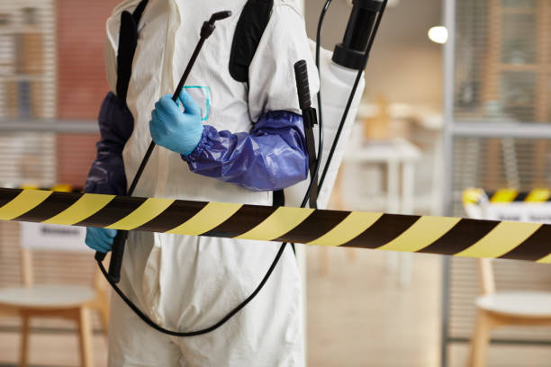 Professional Biohazard technician working in Hillsboro, IL